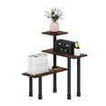 thumbnail image 1 of Furinno TURN-N-TUBE 3-Tier AdJUSTable Countertop Corner Organizer Amber Pine, 1 of 5