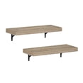 thumbnail image 1 of Furinno TANNA 22-Inch Wall Mounted Floating Display Shelves in Natural Set of 2, 1 of 6