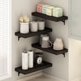 thumbnail image 1 of Furinno TANNA 22-Inch Wall Mounted Floating Display Shelves in Tobacco Set of 4, 1 of 6