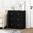 thumbnail image 1 of Furinno Tidur Simple Design 3-Drawer Dresser, Americano, 1 of 6