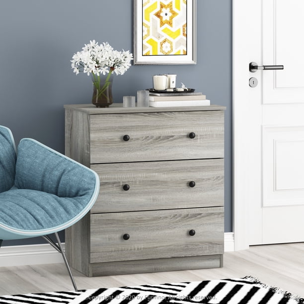 french oak grey dresser Furinno 3-Drawer Dresser - Dresser units for retail