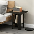 thumbnail image 1 of Furinno Tidur Simple Design Bedside Table Nightstand, Espresso, 1 of 6