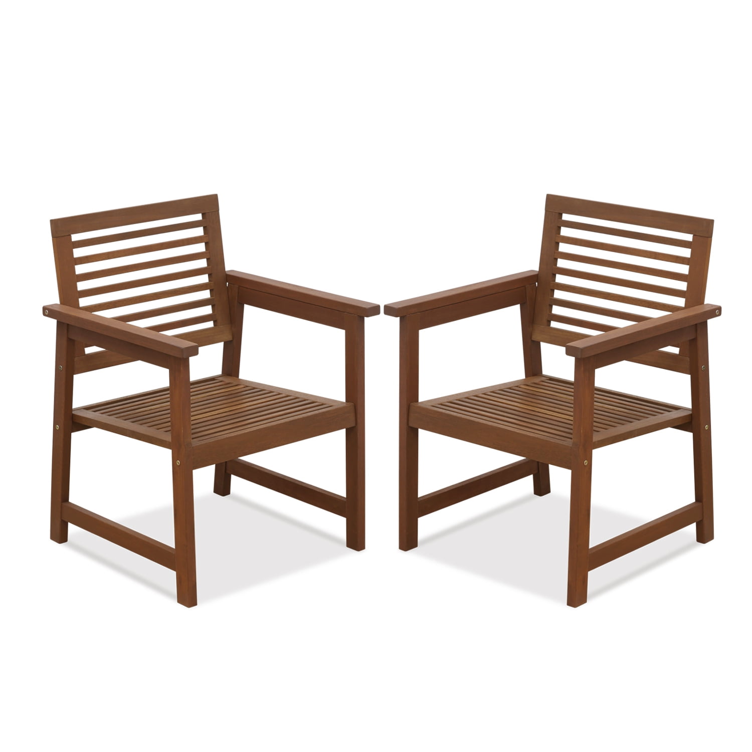 Tioman Teak Wood Coastal Outdoor Armchair Set