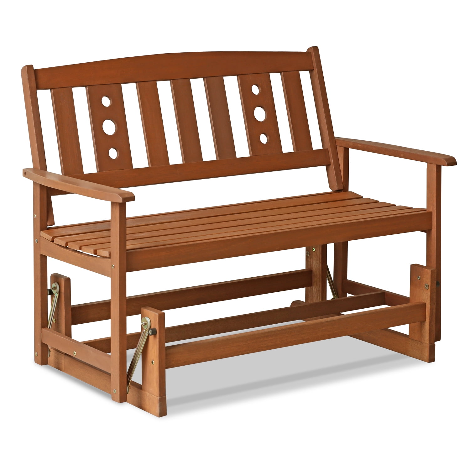 Wooden outdoor glider sale bench