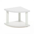 thumbnail image 1 of Furinno Turn-N-Tube 2-Tier Corner Countertop Organizer Shelf, White/White, 1 of 6