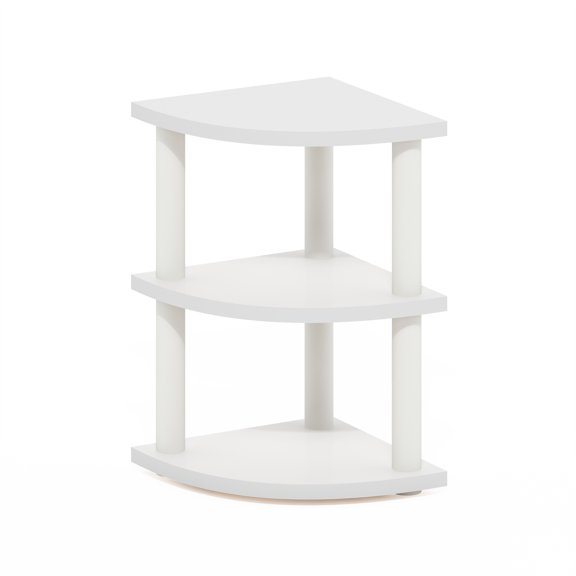 Furinno Wire 5-Tier Industrial Style Metal Frame Display Shelf, 16 Wide