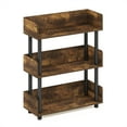 thumbnail image 1 of Furinno Turn-N-Tube 3-Tier Freestanding Multipurposes Display Rack, Bookshelf, Amber Pine/Black, 1 of 6