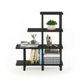 thumbnail image 1 of Furinno Turn-N-Tube 31.50"W X 11.61"D X 39.45"H 4-Shelf Freestanding Shelves, Black, 1 of 5