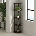 Furinno Turn-N-Tube 5 Tier Multipurpose Corner Display Rack Shelving ...
