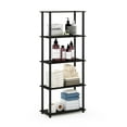 thumbnail image 1 of Furinno Turn-N-Tube 5-Tier Multipurpose Shelf Display Rack,Espresso and Black, 1 of 6