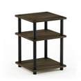 thumbnail image 1 of Furinno Turn-N-Tube Easy Assembly Multipurpose Shelf, Columbia Walnut/Black, 1 of 5
