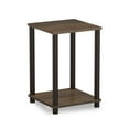 thumbnail image 1 of Furinno Turn-N-Tube Haydn End Table, Walnut/Brown, 1 of 4