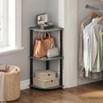 thumbnail image 1 of Furinno Turn-N-Tube Toolless Assembly 3-Tier Closet Corner Shelf, Green Closet Organizer, Corner Shelf Closet Organizers and Storage, for Wardrobe, Living Room, Sage Green, 1 of 4
