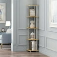 thumbnail image 1 of Furinno Turn-N-Tube Wood 5 Tier Corner Display Rack in Beech/Natural, 1 of 7
