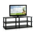 thumbnail image 1 of Furinno Turn - S - Tube No Tools 3 - Tier Entertainment TV Stand, Black, 1 of 5