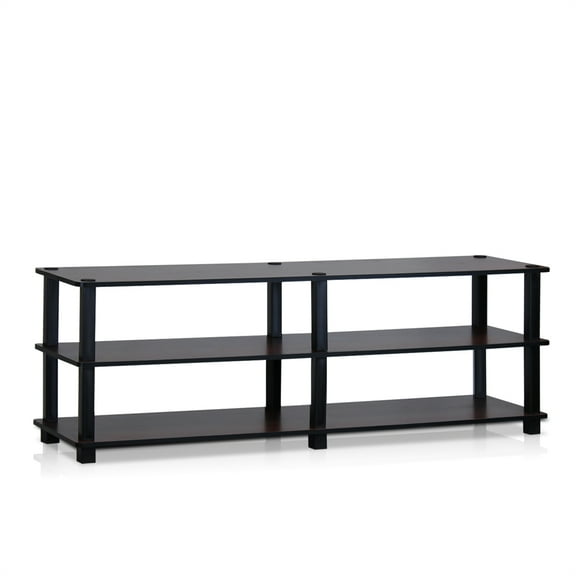 Furinno Turn-S-Tube No Tools 3-Tier Entertainment TV Stand, Multiple Colors