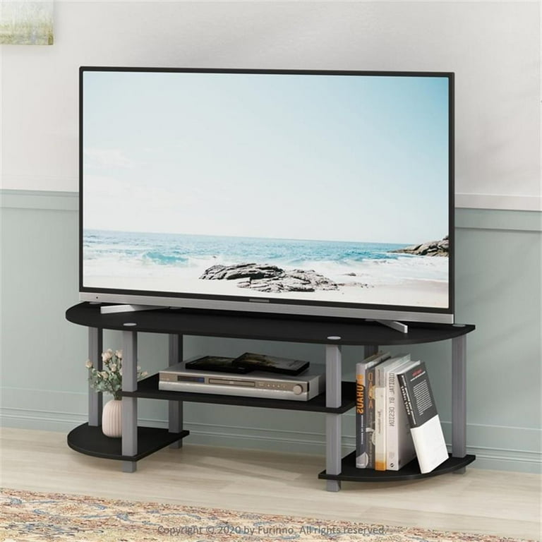 Furinno TURN-S-TUBE Wood TV Entertainment Center for TV up to 42