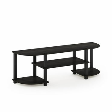 Furinno Turn-S-Tube Wood TV Entertainment Center for TV up to 55" in Espresso