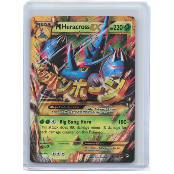 Furious Fists M Heracross EX Holo Secret Rare #112/111