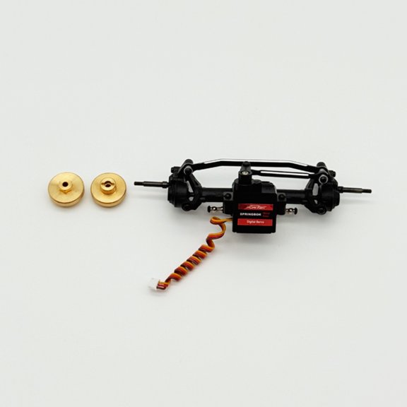 Furitek COMPLETE PRE-BUILT FRONT AXLE and SERVO SET FOR Furitek TerraX Active Pro 4WS