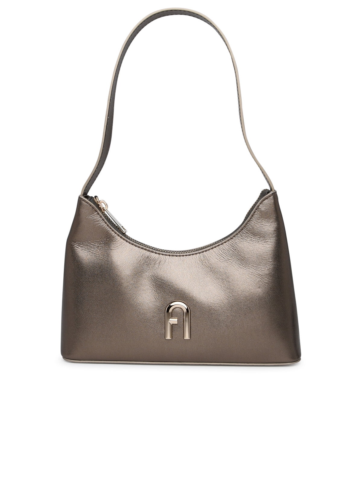 Furla Woman Gold Bronze Leather Bag - Walmart.com