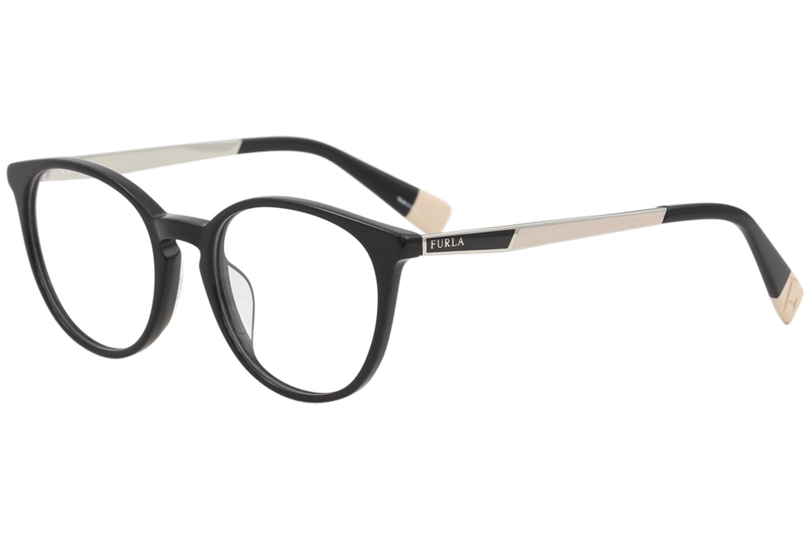 Furla Women's Eyeglasses VFU088 VFU/088 0700 Black Full Rim Furla Women's Eyeglasses VFU088 VFU/088 0700 Black Full Rim