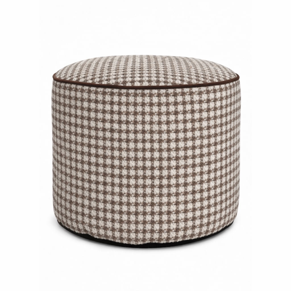 Furley Caramel Tall Pouf
