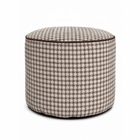 Furley Caramel Tall Pouf