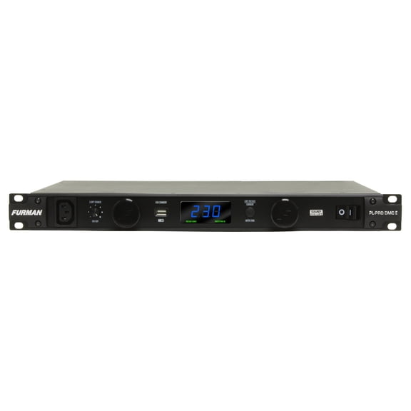 Furman 16A Power Conditioner with Lights, Volt/Ammeter, 220V-240V Export