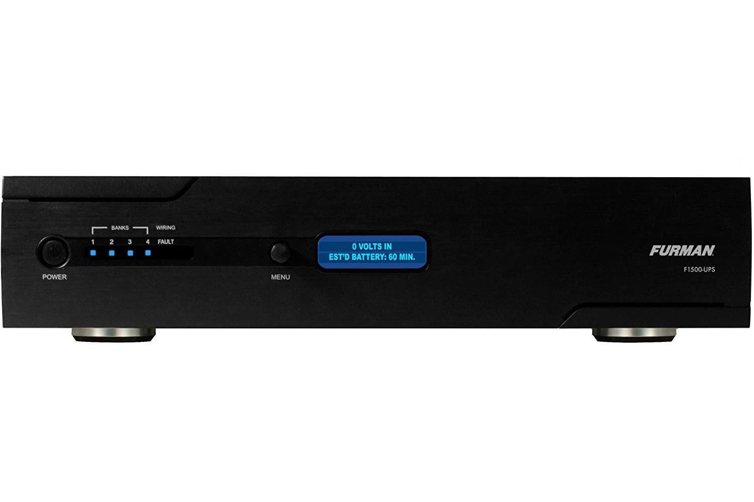 Furman F1500-UPS - UPS (rack-mountable) - AC 120 V - 900 Watt - 1500 VA - RS-232, USB - output connectors: 8 - 2U - 19"