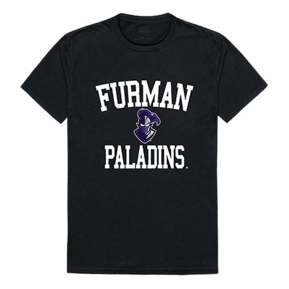 Furman University Arch T-Shirt, Black & White - Extra Large