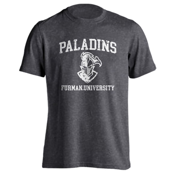 Furman University Paladins FU Distressed Retro Short Sleeve T-Shirt