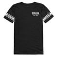 thumbnail image 1 of Furman University Women Practice Football Short Sleeve T-Shirt, Black & White - Extra Large, 1 of 1