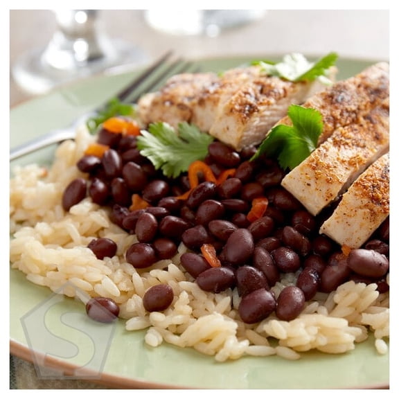Furmano's #10 Can Seasoned Black Beans - 6/Case