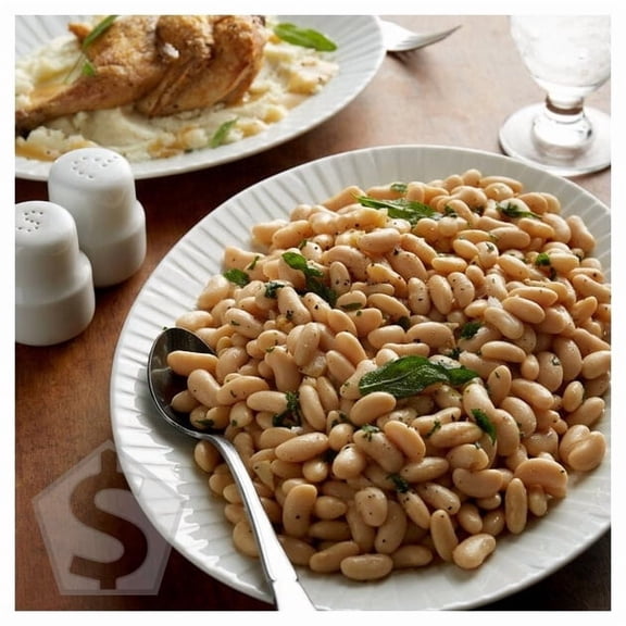 Furmano's #10 Can White Kidney Beans (Cannellini Beans) - 6/Case