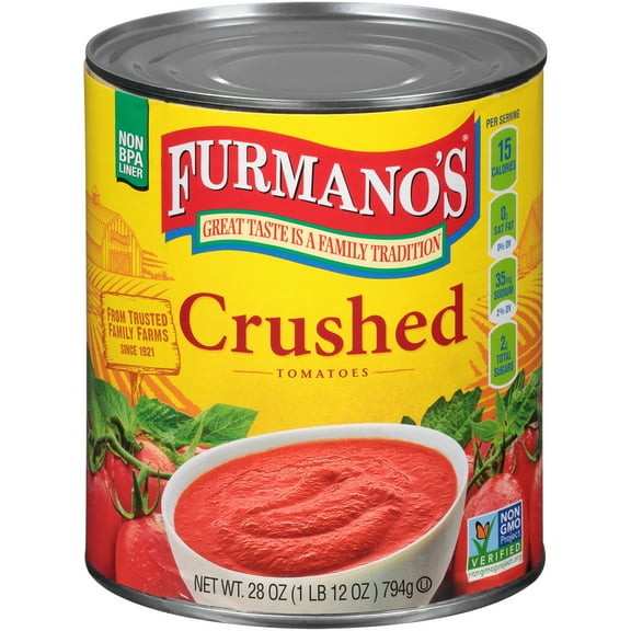 Furmano's Crushed Tomatoes, 28oz, Can