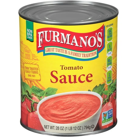 Furmano's Tomato Sauce, 28oz, Can