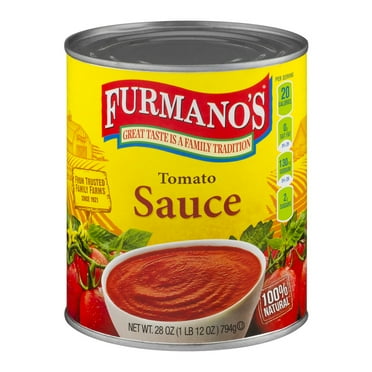 (2 pack) Furmano's Tomato Sauce, 28 oz, Can