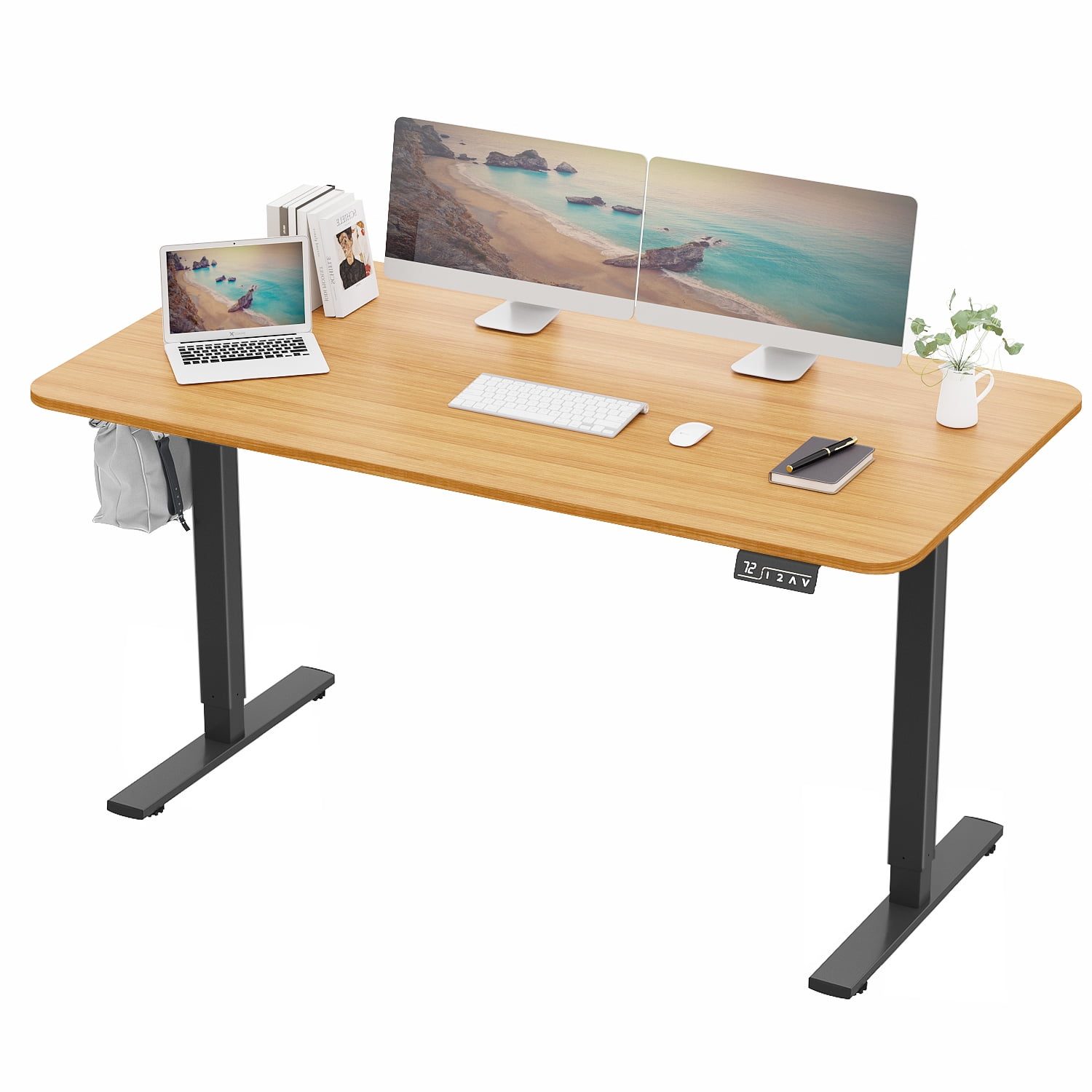 Furmax 55" x 24" Home Office Electric Height Adjustable Standing Desk