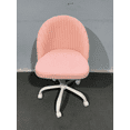 thumbnail image 1 of Furmax Home Office Chair Adjustable Vanity Chairs Mid Back Rolling Task Chairs,Teddy Velvet,Pink, 1 of 1