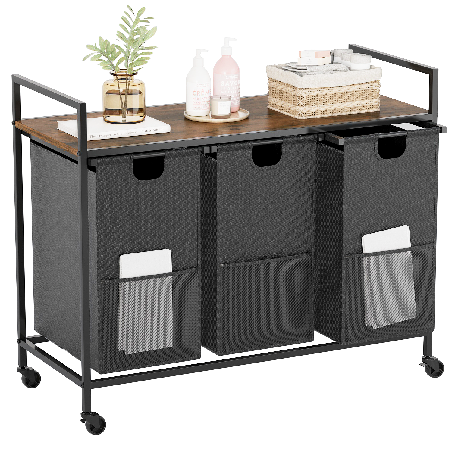 Household Essentials TiltOut Laundry Sorter with Shutter Front