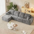 thumbnail image 1 of Furmax Modular L-Shaped Sectional Sofa – Tool-Free Assembly Multi-Seat Sofa Set for Living Room, Boneless Design Furniture, 1 of 9