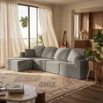 thumbnail image 1 of Furmax Modular L-Shaped Sectional Sofa – Tool-Free Assembly Multi-Seat Sofa Set for Living Room, Boneless Design Furniture, 1 of 7
