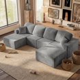 thumbnail image 1 of Furmax Modular U-Shaped Sectional Sofa – Tool-Free Assembly Multi-Seat Sofa Set for Living Room, Boneless Design Furniture, 1 of 7