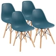 thumbnail image 1 of Furmax Modern Dining Chair Set of 4 Mid Century DSW Shell Chair for Kitchen, Dining, Bedroom, Living Room, Dark Green, 1 of 8