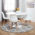 thumbnail image 1 of Furmax Modern Dining Chair Set of 4 Mid Century DSW Shell Chair for Kitchen, Dining, Bedroom, Living Room, White, 1 of 7
