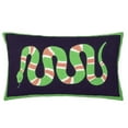 thumbnail image 1 of Furn Embroidered Snake Throw Pillow Cover, 1 of 4