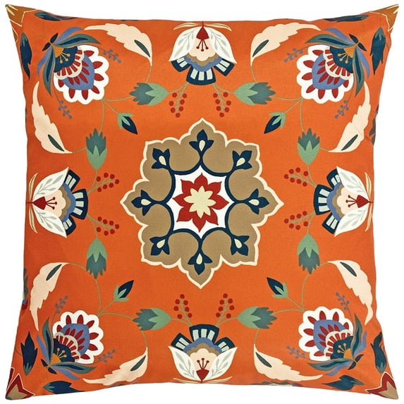 Furn Folk Floral Throw Pillow Cover