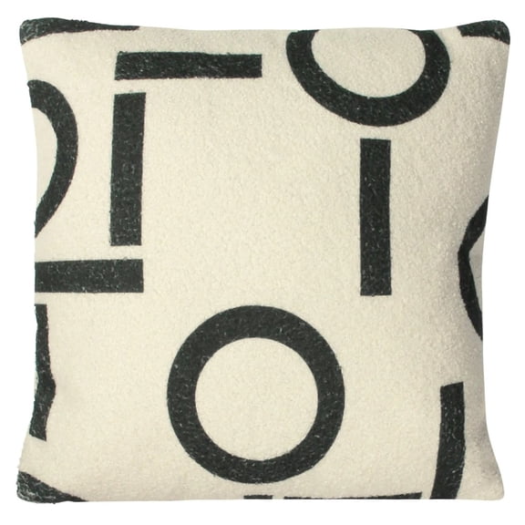 Furn Shearling Printed Throw Pillow Cover