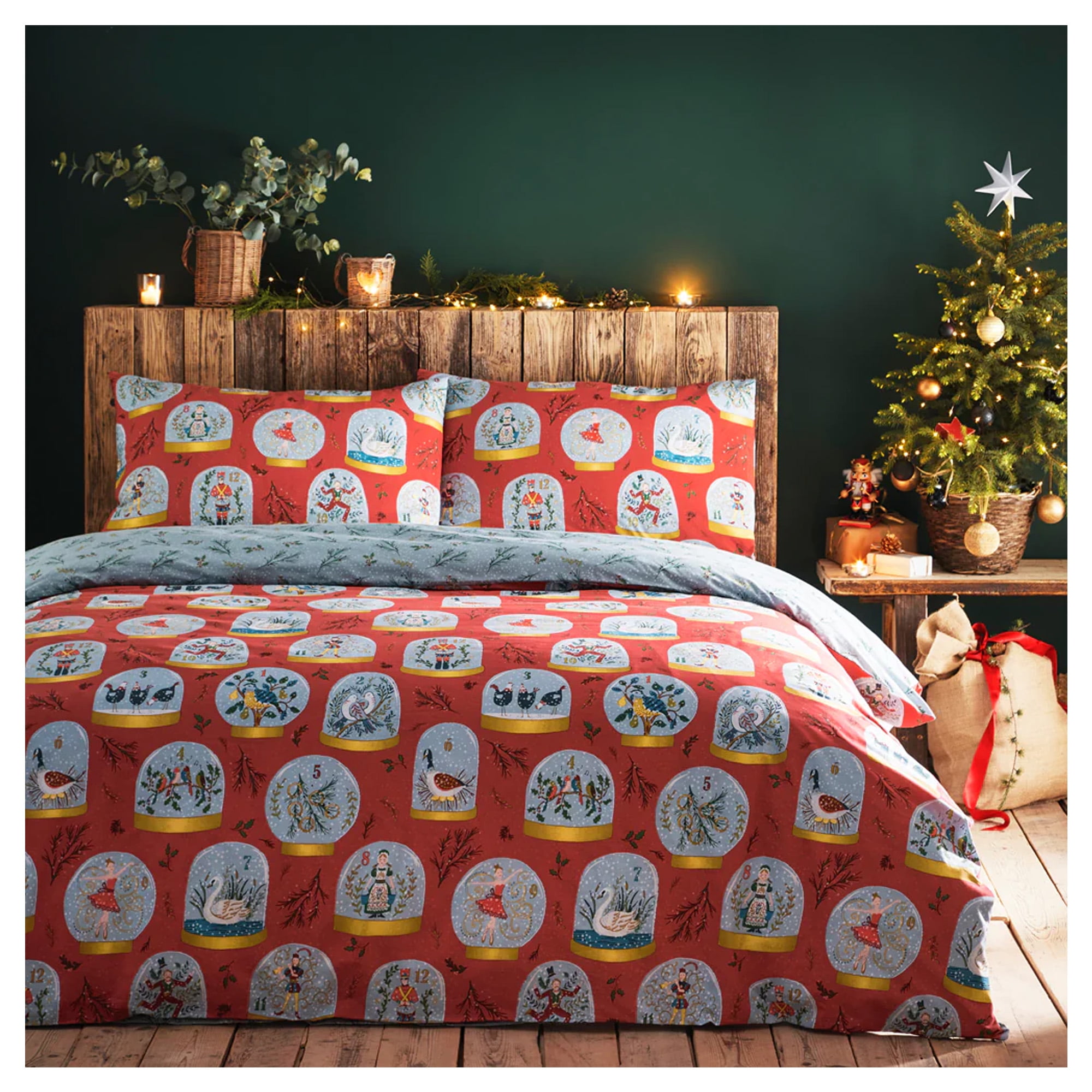 Furn Twelve Days of Christmas Duvet Cover Set